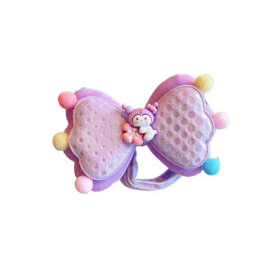 Childrens elastic bands cute bow ties rubber bands hair bands baby girls hair ropes girls high elasticity headband hair accessories