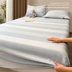 Luxury Summer Pure Cotton Bed Sheet Pillowcase Set