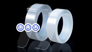 SzGlue Double Tape Perekat No Trace Washable Sticker 500 x 3 cm - J007 - Transparent