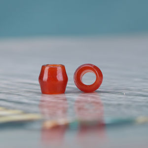 Phụ Kiện Trang Sức B52 Si Ma Liao Jin Hạt Rời Hạt Đỏ Agate Hạt Nhỏ Vòng Tay Vòng Cổ Trang Trí Phụ Kiện Thời Trang