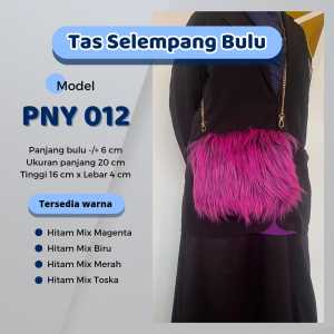 Tas Selempang Wanita Simple Korea Kreasi Bulu Korea