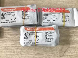 (Bán Theo Vỉ)Chỉ Phẫu Thuật Thẩm Mĩ Tự Tiêu Monosyn 4/0