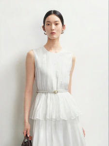 Vero Moda | Tie Back Detail Pleated Sleeveless Blouse