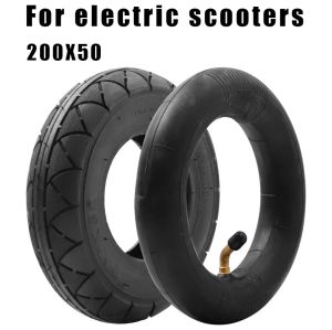 8 Inch 200x50 Outer Inner Tube Tire for Razor E100 E150 E200/ Power Core E100/EPunk/Crazy Cart 200*50 Electric Scooter Tyre
