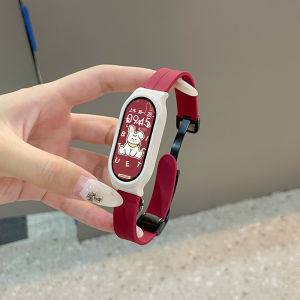 Xiaomi Band Replacement Strap Silicone Sport Smartwatch Band for Men And Women Breathable Ceramic Version Magnetic Clasp