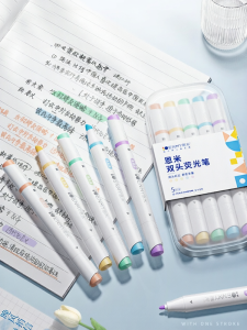 ENMI | Highlighter Pen Set - Pastel Mocha Colors for Students