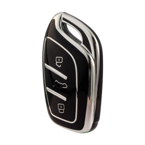 เคสหุ้มกุญแจรถพวงกุญแจสำหรับMG 3/5/6 ZS EV, MG5/MG3/MG6 EZS/HS/PHEV/EHS/GS/GT RX5 ป้องกันกรอบซอง Fob ระยะไกล TPU