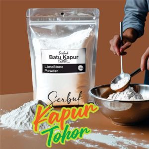serbuk kapur tohor/serbuk batu gamping/limestone powder. 1 kg