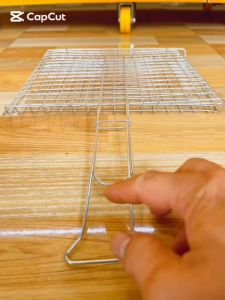 Vỉ nướng hộp thép không gỉ  cao cấp tiện dụng kích thước 30 x 24 cm  vỉ nướng hộp