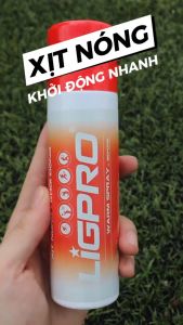 Bình Xịt nóng LIGPRO giúp khởi động 160ml dầu nóng xoa bóp thảo dược dạng xịt - giúp làm nóng cơ nhanh chóng