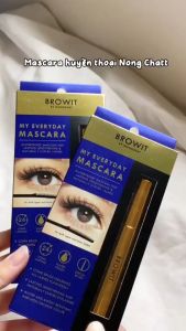 Mascara Browit My Everyday Nongchat Thái Lan Dài Mi Chống Thấm Nước Dạng Đầu Lược 5.5g