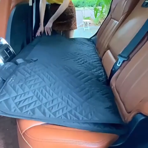 HATELI Vỏ bọc ghế ô tô cho chó mèo chó thú cưng chống thấm nước 100% có thể dùng làm võng chống trầy xước chống trượt bền mềm mại dùng cho ô tô xe tải và xe SUVs pet dog car seat