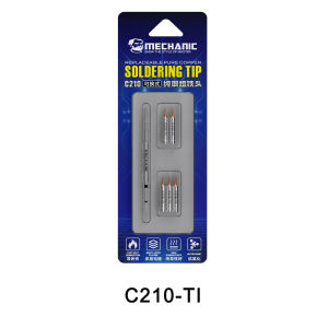 MECHANIC | MECHANIC C210 SK/TI/TS Replaceable Pure Copper Soldering Tip Fast Heating for Phone Motherboard Repair