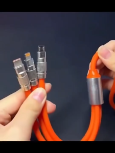 Top Bán Chạy LazMall Cáp Sạc Nhanh Cá Mập USB Ra 3 Đầu – Dây Sạc Đa Năng 3in1 Hỗ Trợ Sạc Nhanh Bền Đẹp Tiện Lợi bảo hành 12 tháng