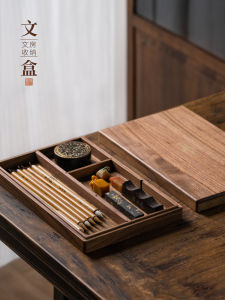 ZHANGXIAOFENG | Calligraphy Storage Box Premium Wooden Organizer