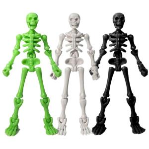 Anatomical Anatomy Human Skeleton Model Multi Joint Movable Radish Skeleton Doll Funny Pendant DIY Assembled Toy Model ﻿