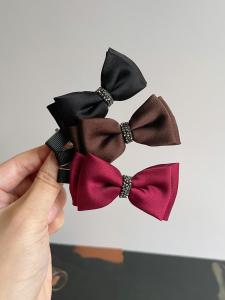 กิ๊บติดผมรูปผีเสื้อประดับเพชรเทียมหรูหรา กิ๊บติดผมรูปปากเป็ด กิ๊บติดผมด้านข้าง กิ๊บติดผมแบบหนีบผมด้านหน้า กิ๊บติดผมแบบทันสมัย ​​แฟชั่น