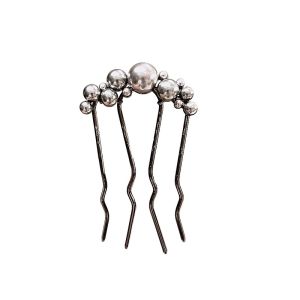Large Size Pearl Hairpin Leaf Shaped Hair Accessories Womens French Style Alloy Hairpin Fresh out New Fashion Hair Grips