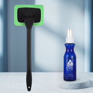 Car Windshield Fog Removal Brush Dust Cleaning Tool Interior Window Cleaner Wiper Mist Away Car Cleaning Gadget Tool
