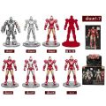 Iron Man Action Figure Tony Stark MK1-7 MK8-14 MK15-19 MK20-25 Iron Manประกอบรุ่นผู้ใหญ่คอลเลกชันรูป. 