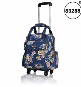 กระเป๋าเป้สะพายหลังพับได้ขนาดเล็ก 14 นิ้ว พร้อมล้ออเนกประสงค์ ผ้า Oxford น้ำหนักเบา กันน้ำ กระเป๋าเดินทางสั้น กระเป๋าเดินทางแบบสะพายไหล่