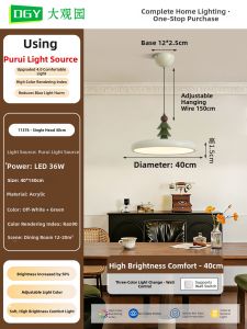DGY | Retro Swing Arm Restaurant Light Tree-shaped