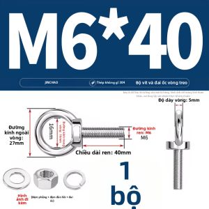 Bộ Ốc Vít Hình Mắt Kính Inox