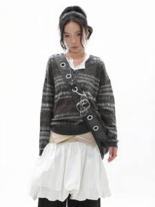 JANDRESS | Hollowed Out Aged Crossbody Dumpling Bag Large Capacity