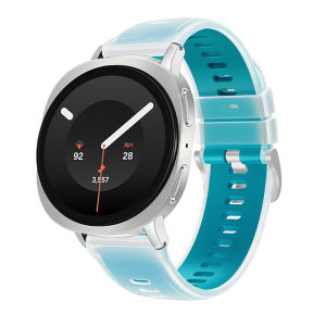 for Samsung Galaxy Watch 9 8 40mm 44mm Translucent Two Tone Silicone Band for Galaxy Watch8 Classic 46mm Women Men Strap Bracele