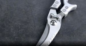 Kitchen Strong Chicken Bone Scissors Household All Steel Multi functional Fish Killing Bone Scissors Steel Scissors