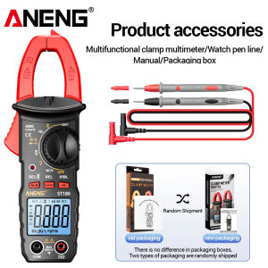 ANENG | Smart Digital Multimeter Clamp Meter ANENG ST180 Voltmeter Ammeter High Precision NCV Voltage Induction Electrician Detector DIY