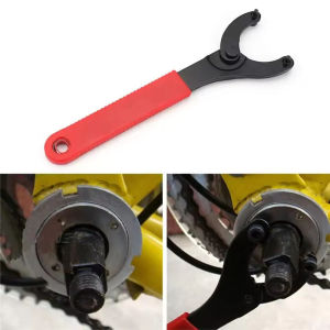 Bike Bottom Chain Wheel Crank Wrench Mountain Bike Fixed-Gear Axle Sleeve Flywheel Lock Ring Bike Removal Repair Tools