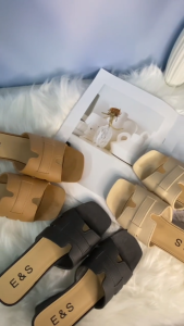 Korean Fashion Tofu Style Heels & Peep Toe Casual Sandals 2501