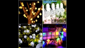 20/50/100 LED lampu solar raya Fairy Lights Outdoor Waterproof Garden LED Bulb Fairy Light for Christmas Tree DIY Gift 装饰灯