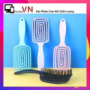 Lược Chải Tóc  Lược Xoăn Gỡ Rối Tóc Chuyên Dụng - Lược Massage Tóc Vòng Cung Giúp Gỡ Rối Và Tạo Kiểu Chống Tĩnh Điện Sử Dụng Công Cụ Làm Tóc Ướt Và Khô