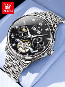 OLEVS | Swiss Certified Automatic Skeleton Waterproof Mens Watch