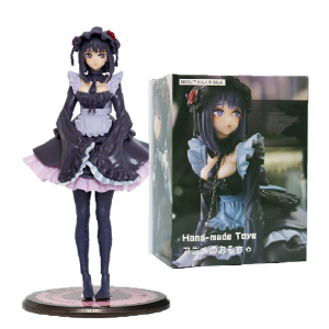 Bandai | 2 Kinds My Dress-Up Darling Anime Figure Black Maid Outfit Kitagawa Marin Action Figure Shizuku Kuroe Figurine Collection Model