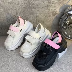 A305 Sneakers Wanita Casual Import Tali Velcro Warna Hitam/Pink/Beige Import Bisa COD