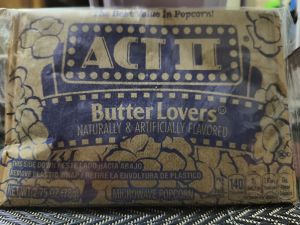 ACT II Butter Lovers (Microwave Popcorn) 78g - Best before July 24 2026