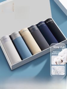 Quần lót đùi nam MiiOW cotton 100% mỏng thoáng khí kháng khuẩn cỡ lớn