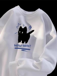 American Fashion Brand Sweatshirt Mens Autumn and Winter Heavy Weight Loose Teen Casual Fleece and Thick Couple Jacket