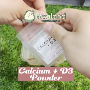 Lavaland - Calcium + D3 Powder Supplement For Reptiles | Gecko Reptile Iguana | Bearded Dragon | Frog |