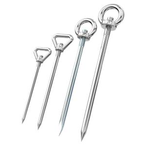 TIANZHUOJINSHU | Heavy-duty 360 Degree Rotatable Outdoor Dog Tethering Spike Stainless Steel