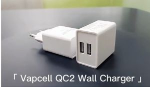 BRT: 1 PC Vapcell QC2 Universal DC 5V 2A 10W Power Adapter US Plug 2 slots USB-A Fast charging Cell Phone charger