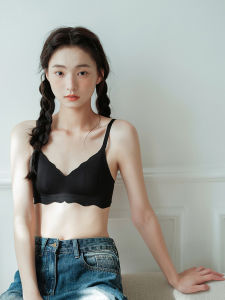 Nude Feel Seamless Intimates Female Natural-looking Summer Ultra-Thin Rabbit Ears Breast Holding Push-up Underwired Bra