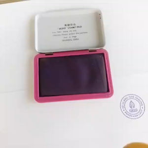 Cetak Stempel Runafleks Gagang Kayu Design Custom Dari Customer