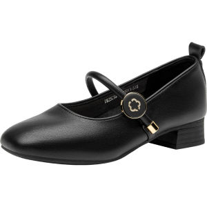 DUSTO | Stylish Mary Jane Shoes with Chunky Heels Dress Match French Design