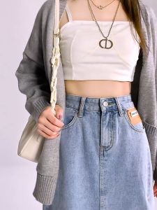 Rok Jeans Wanita Jumbo & Denim Panjang Dewasa