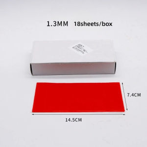 Dental Red Wax Sheets 1.3/1.5/2.0mm Thickness Dental Base Plate Wax Sheet Dental Modeling Wax Denture Molding Casting Materials