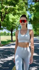 SCVCN New Outdoor Cycling Sunglasses Men MTB Windproof Sports Climbing Glasses Women Bicycle Cycling UV400 Hiking Glasses
